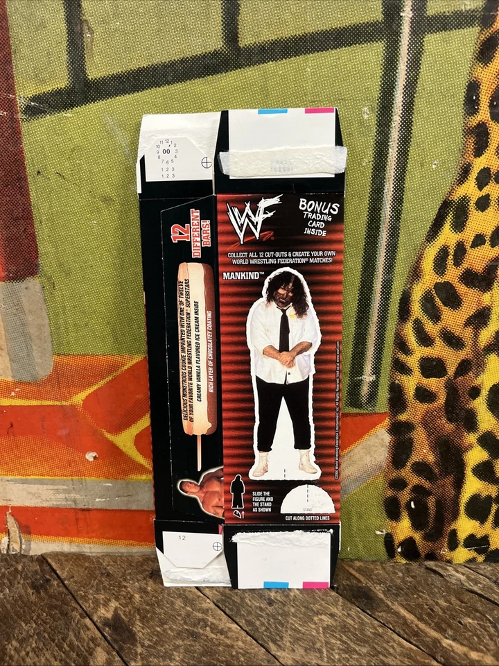 DE COLECCIÓN 2000 WWF HUMANIDAD HELADO BAR CAJA FIGURA WWE WCW RETRO BUEN HUMOR RARO Foto 1 de 4