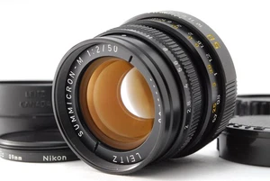 Leica Leitz Summicron M 50mm f/2 Black Lens E39 3rd Ver.3 III [Top MINT] JAPAN - Picture 1 of 24