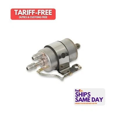 Holley 162-591, One Natural Stainless Fuel Filter/Bypass Style Regultor Fits 58- - Image 1 of 4
