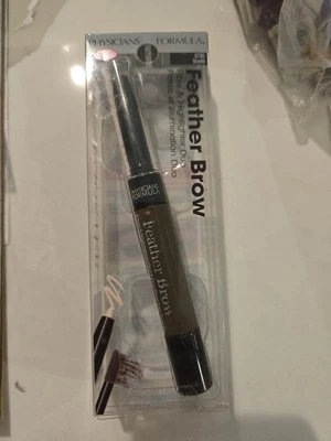 38 X Physicians Formula Eye Booster Feather Brow Fiber Highlighter Duo BRUNETTE - Image 1 of 2