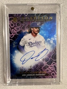 Diego Cartaya-C•2023 Bowman Inception Primordial Prospect Auto-Blue Foil•16/75 - Bild 1 von 2