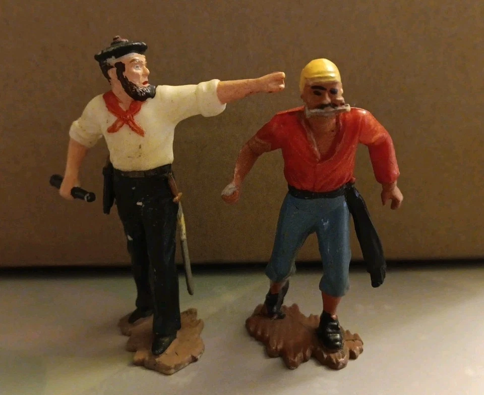 1960s Marx Toys  Pirates - Warriors Of The World  Series _ Pirate Caesar Lot /2 - Image 1 of 4