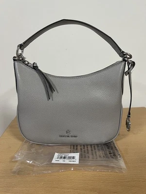 MICHAEL KORS Shoulder Crossbody Grab Bag Small KELSEY Grey Leather Hardly Used - Image 1 of 4