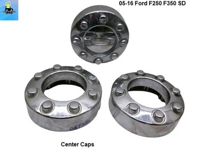 5C341A096KE 11 12 13 14 15 16 Ford F250 F350 Juego 3 Tapacubos Rueda Central Foto 1 de 4