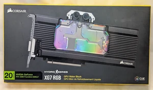 Bloc eau GPU RGB Corsair XG7 pour série 20 Nvidia RTX 2080 édition Founders - Photo 1/7