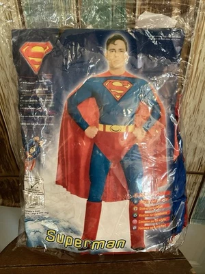 Disfraz de Superman de Rubie para hombre clásico traje de Christopher Reeve talla X grande Foto 1 de 4