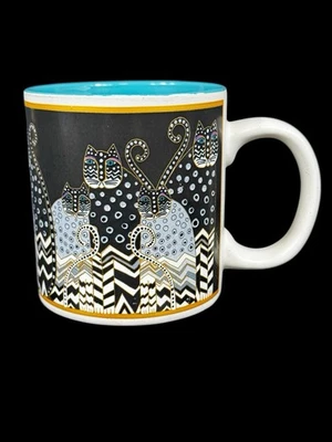 Laurel Burch 2014 Gatos Arte Taza de Café Cerámica Decorativa Gato Amante Regalo Foto 1 de 4