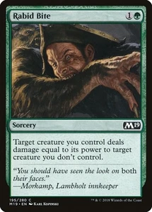 Magic the Gathering MTG Rabid Bite Core Set 2019 M19 195/280 Common NM/M - Picture 1 of 1