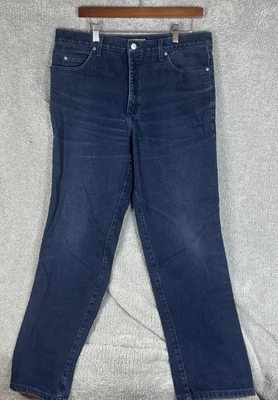 Vintage Guess Jeans Mens 36x32 Dark Wash Straight Leg Denim Made in USA 90s - Image 1 of 4