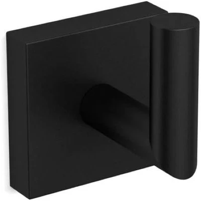 Gancho de baño mate Nameeks NNBL003 bonito hotel, negro Foto 1 de 2