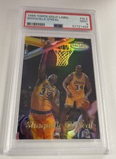 Shaquille O'Neal 1998-99 Topps Gold Label #GL2 Lakers PSA 9  