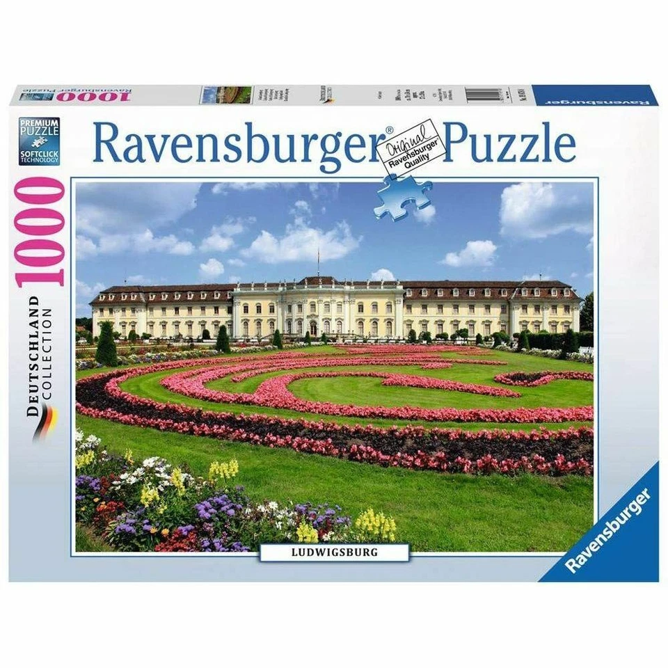 Puzzle 1000 Pz Pezzi Castello di Ludwigsburg New by Ravensburger - Immagine 1 di 1