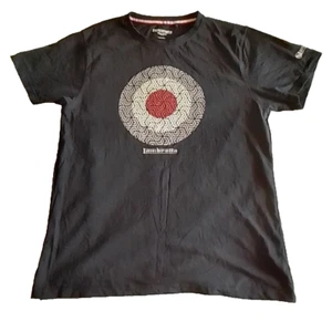 LAMBRETTA Men's Navy Blue Graphic Print T-Shirt Size Large - Casualwear - Picture 1 of 9