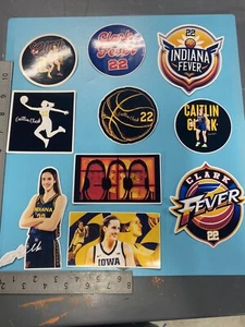 caitlin clark Vinyl Waterproof Stickers/Decals/ qty 10 /2.5 to 5 inches high - Picture 1 of 6