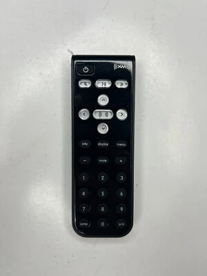 XM XMP3 Satellite Radio Remote Control, Black, OEM for XM XMP3, XMP3I, EDGE - Image 1 of 2