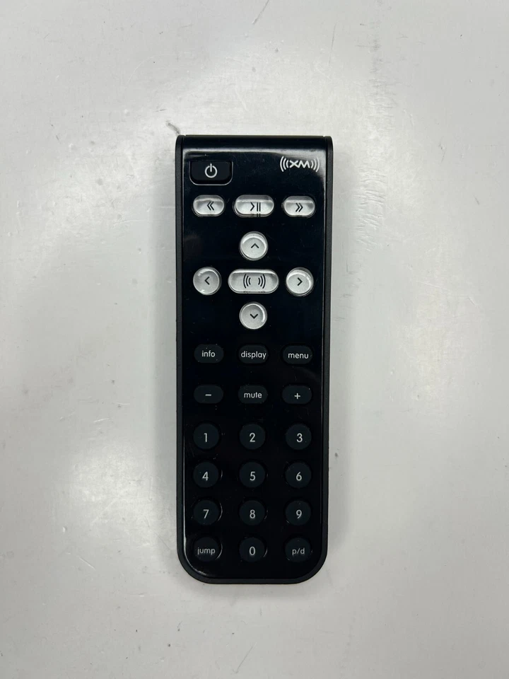 XM XMP3 Satellite Radio Remote Control, Black, OEM for XM XMP3, XMP3I, EDGE - Image 1 of 2