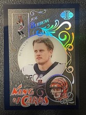 2021 Illusions King Of Cards Purple Joe Burrow #KC-7