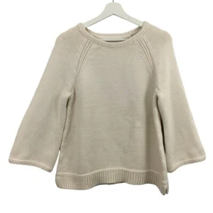 Suéter de punto crema para mujer LOFT talla M - Imagen 1 de 5