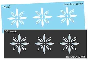 Plantilla Joanie Colonial Starburst Border Country Copo de Nieve Vacaciones Hágalo Usted Mismo Carteles Artísticos - Imagen 1 de 10