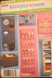 CHOICE: McCALL'S & SIMPLICITY Craft Sewing Patterns for Storage & Organization - Picture 1 of 2