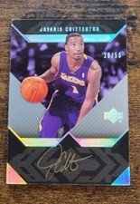 2007-08 Upper Deck UD Black Gold /50 Javaris Crittenton #AU-CR Rookie Auto RC