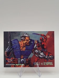 Cable Marvel Fleer Ultra X-Men '95 VS Deadpool Greatest Battles #127 - Imagen 1 de 2