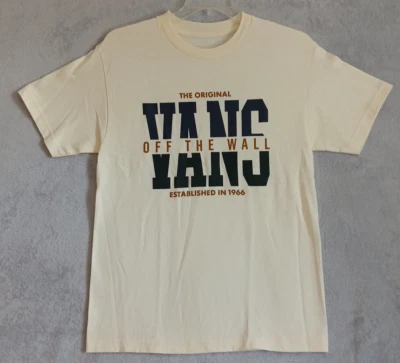 VANS Off the Wall Hombre/Jóvenes Camiseta Mediana Skateboarding Algodón Gráfico NUEVO Foto 1 de 4
