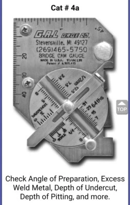 G.A.L. Gage Co. Pocket Bridge Cam Gage Catalog #4A made in USA