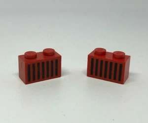 LEGO : 2x Brique 1 x 2 grille Réf 3004p06 rouge - Set 7735 7823 6374 - Imagen 1 de 1