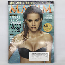 Maxim Magazine August 2008 Subscription Edition Used Cover: Amber Heard