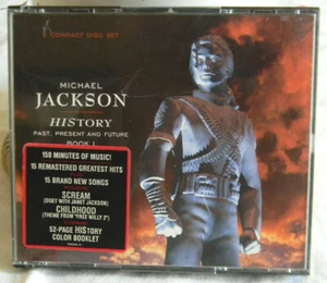 Michael Jackson-History Past,Present,Future Book-2 CD's 30 Songs.Used-Free Ship - Picture 1 of 5