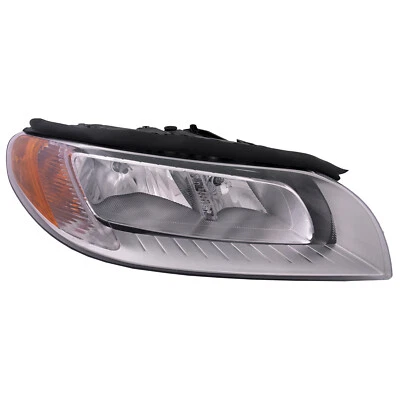 Headlight Halogen Chrome Right Passenger For 2008-2012 Volvo S80 /08-10 V70 - Image 1 of 4