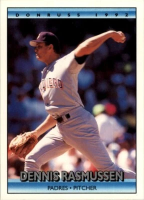 1992 Donruss Dennis Rasmussen #245 - Image 1 of 2
