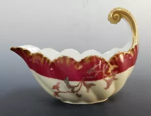 Vintage Limoges Alfred Lanternier AL Anchor 1890s Mark Gravy ciotola NO SOTTOPIASTRA - Foto 1 di 7