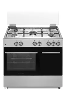 CUCINA 90x60 INOX A PORTABOMBOLA FORNO ELETTRICO 6 FUNZ. SCHAUB LORENZ SS590EX - Foto 1 di 7