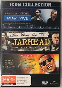 Miami Vice / Jarhead / Ray (DVD, 2007, Box Set) - Icon Collection - Picture 1 of 2