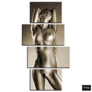 Sexy Female NUDES Erotic BOX FRAMED CANVAS ART Picture HDR 280gsm - Picture 1 of 1