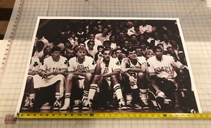 Boston Celtics 80's Legends Bird, McHale, Parrish, Ainge Canvas Print 30 x 20 - Picture 1 of 4