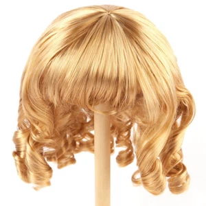 Monique Synthetic Mohair Julie Golden Strawberry Blonde 14"-15" Doll Wig - Picture 1 of 4
