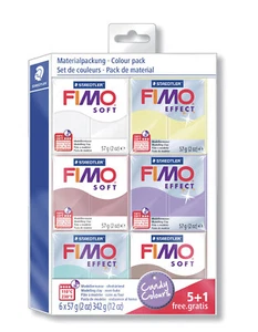 COFFRET FIMO SOFT COULEURS BONBONS  6x57 g / 8023 25 - Picture 1 of 1
