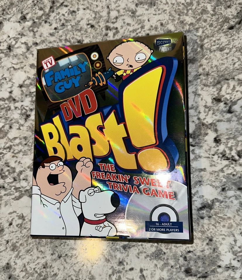 Family Guy DVD Blast! Scene It Video Trivia Game - Family Fun Tv Peter Griffin - Image 1 of 4