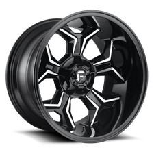 20x10 GLOSS BLACK FUEL AVENGER 2005-2021 LIFTED FORD F150 Truck 6x135 -18MM D606
