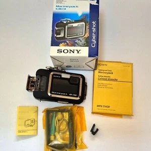 Sony Digital Camera Waterproof Cyber-shot Marine Pack MTK- THG T700 T90 T77 Y2k - Picture 1 of 11