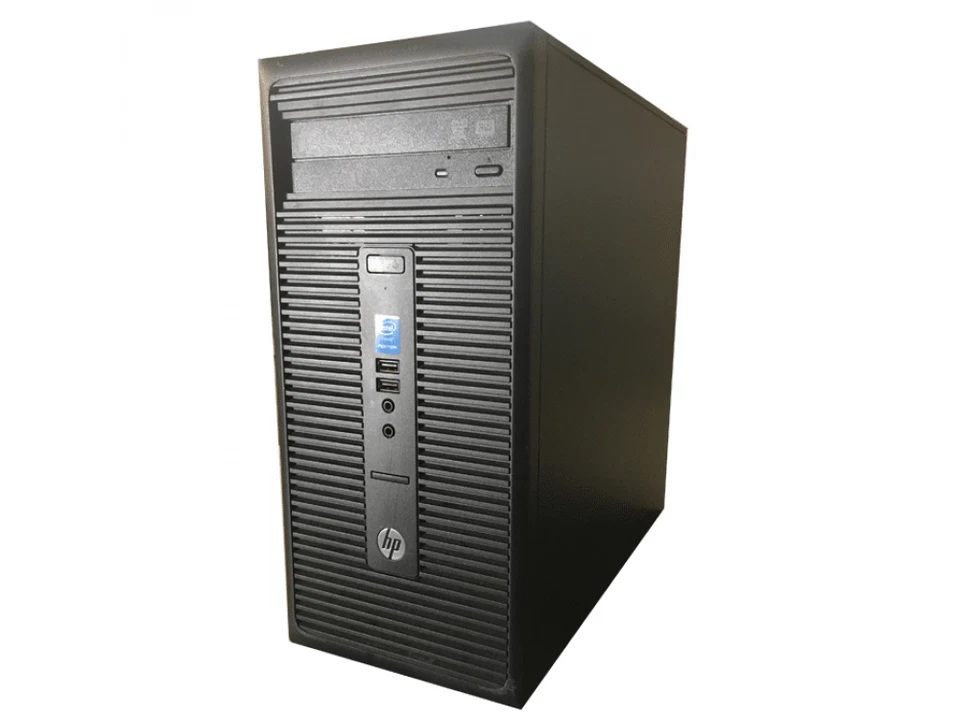 HP 280 G1 MT Intel Pentium G3250 3.20 GHz 4GB 500GB Tower Base Unit PC - Image 1 of 1