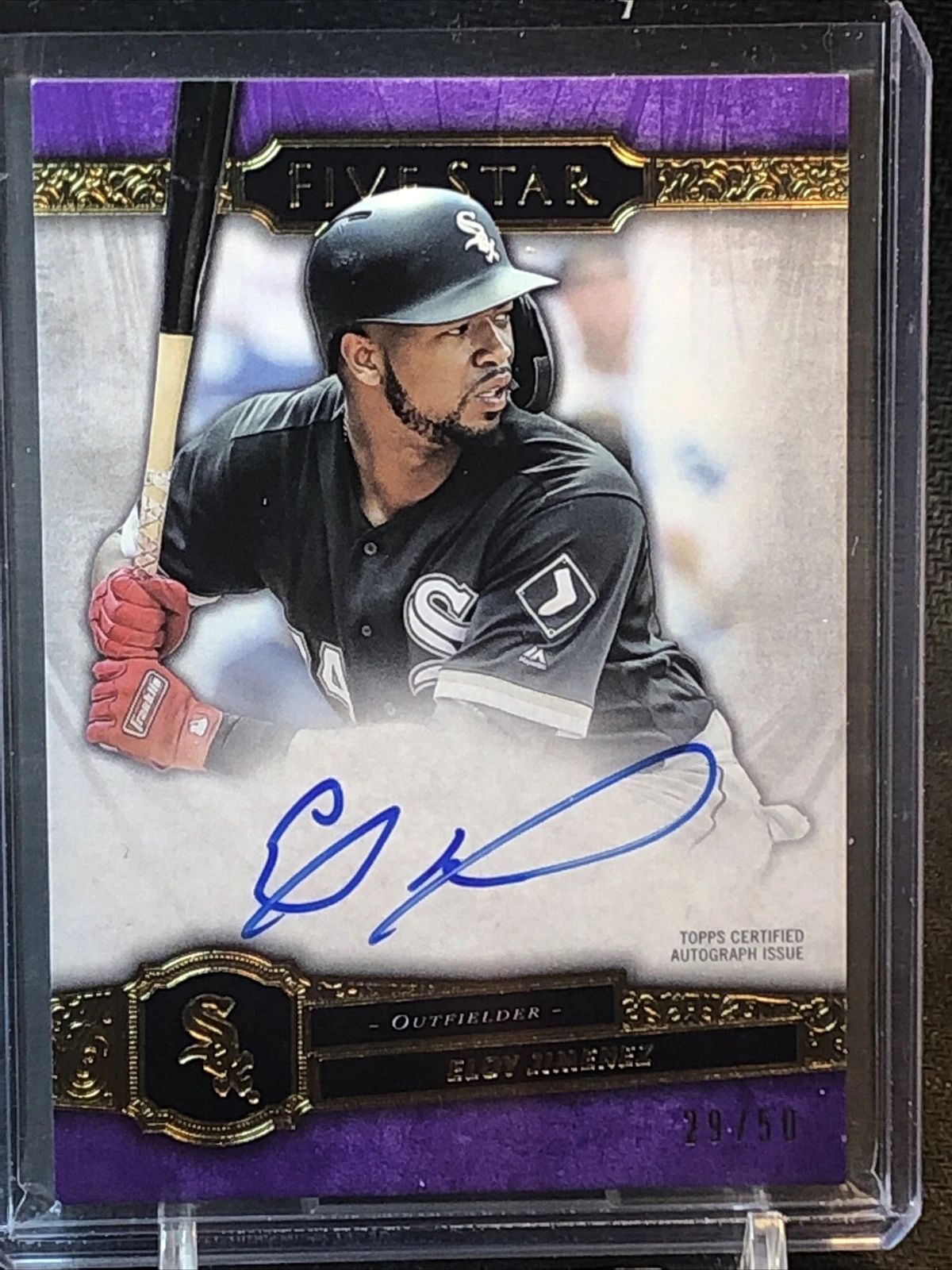 2021 Topps Five Star Autograph Purple Eloy Jimenez #29/50