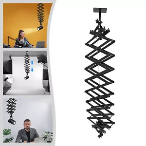 Light Wall Mounted W/ Rope Drop Photograph for Studio Photography Ceiling Rail - Picture 1 of 13
