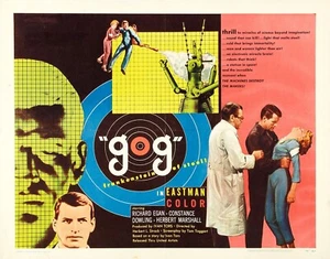 Gog 1954 Dvd. Richard Egan. copy of public domain film. disc only - Picture 1 of 1