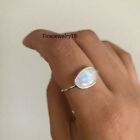 Rainbow Moonstone Ring 925 Sterling Silver Band Ring Handmade Ring Jewelry C231