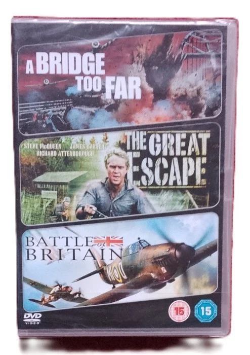 A Bridge Too Far/The Great Escape/Battle Of Britain DVD Action & Adventure (2009 - Image 1 of 1