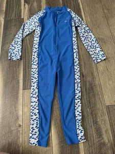 Coolibar Youth Small Full Body Swimsuit In Blue - Picture 1 of 3